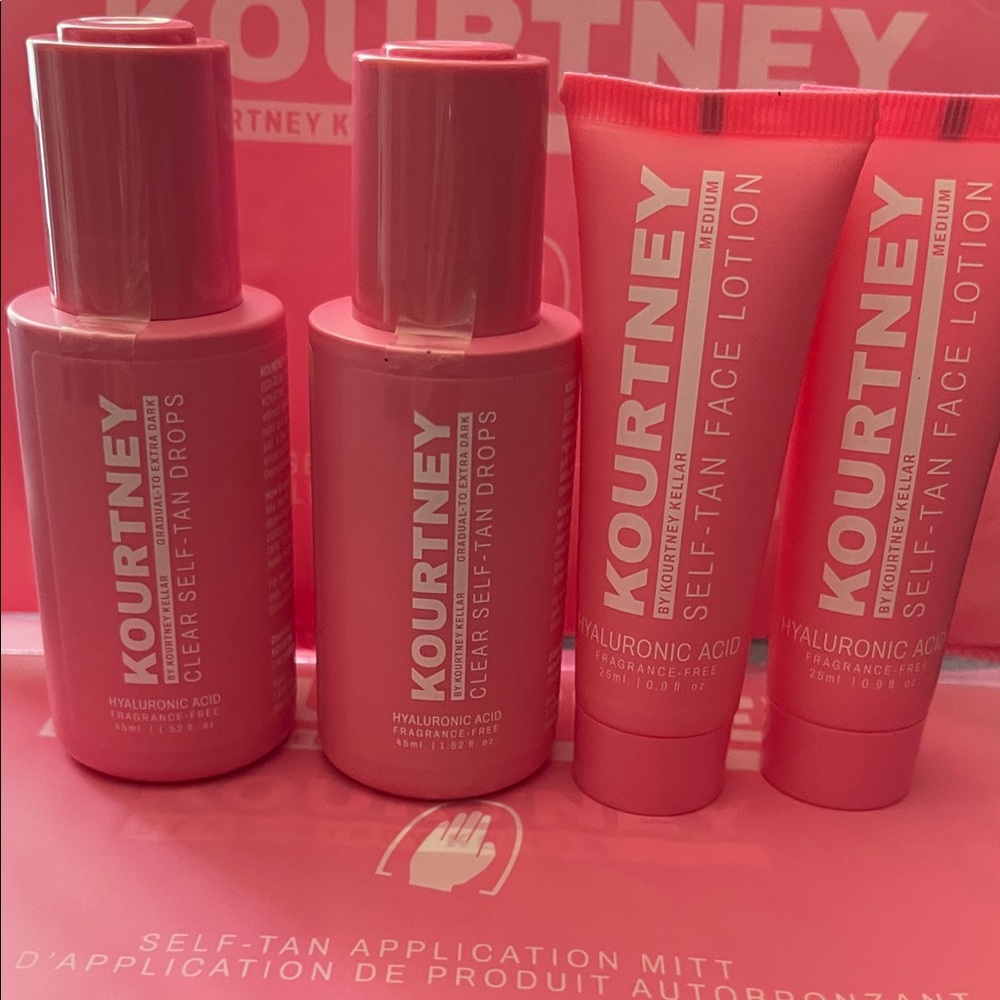 Kourtney Self-Tan Face Lotion and Drops Set